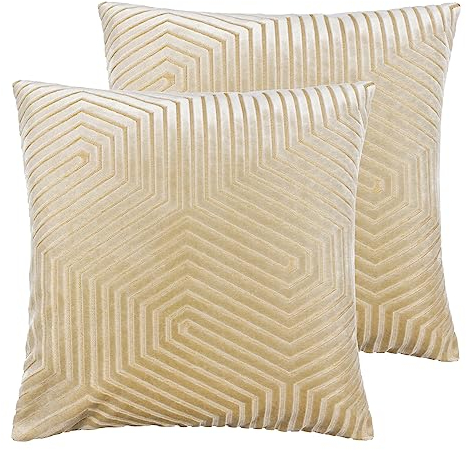 Paoletti Evoke Kissen aus Samt, gefüllt, Polyester, Doppelpack
