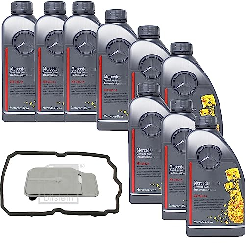 Automatikgetriebe Ölwechsel Satz Getriebeölwechselsatz mit 9 L ATF MB 236.14 Automatikgetriebeöl + Getriebeölfilter