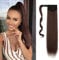 BELEVO Pferdeschwanz Haarteil, Langes Glattes Ponytail Extension Synthetik Haarverlängerung, Braids Extensions Natürliche Zopf Extension für Damen Mädchen 60cm