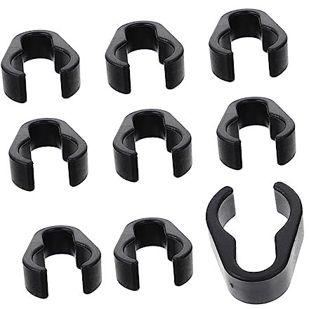 ABOOFAN 10pcs Microphone Cable Holders Flexible Mic Cable Clips for Organized Audio Setup Ideal for Use Universal Compatibility with Lavalier and Boom Microphones