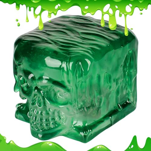 CZYY Totenkopf-Würfel-Gefängnis – durchscheinender Würfelhalter und Käfig aus Kunstharz – perfektes DND-Zubehör und Geschenke für Tisch-RPG-Spieler (Totenkopf)