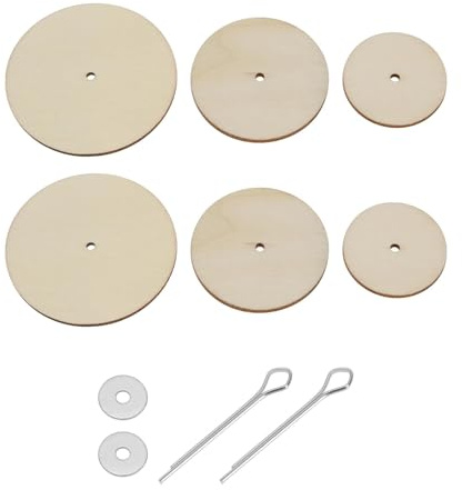 eMagTech 30 stücke Puppe Gelenk Splint Puppe Gelenk Gliedmaßen Verbinden Pin Faserplatte Scheiben 30 mm 40 mm 50 mm Puppe Zubehör Kit für Teddybär Spielzeug Puppen