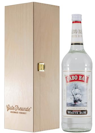 Cabo Bay White Rum mit Geschenk-Holzkiste