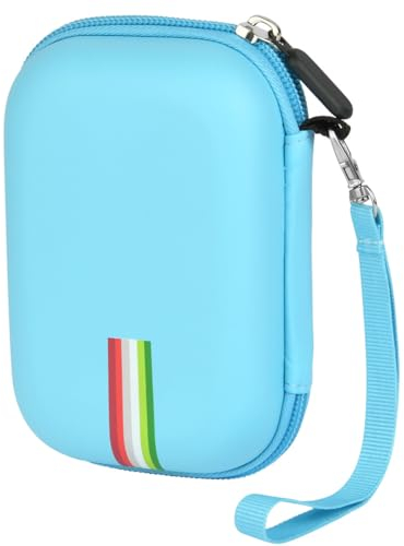 OSDUE Étui de Protection pour Appareil Photo Numérique(Bleu Clair), Housse pour Appareils Photo Compacts, Conception de Coque Dure EVA, Légère Durable (étui Uniquement)