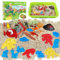Aliex Magic Play Sand Set, Dinosaurier - All in One Sand Set/No Mess - Magic Spielsand Spielzeug Geschenk für Jungen Mädchen 3 4 5 6 7 8 Jahre