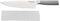 KitchenAid Küchenmesser I Chefkoch-Messer I Santoku-Messer I Japanischer Stahl I 34cm lang I Ergonomischer Griff I Grau I Chef Knife6054, KO8ICKFOHMGA
