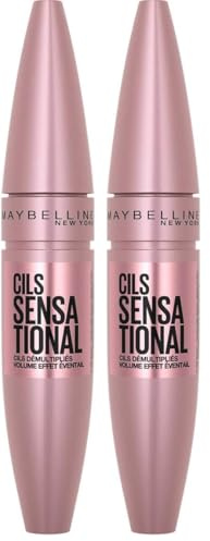 Maybelline New York - Mascara Volume - Cil Sensational – Teinte : Very Black, 9,4 ml