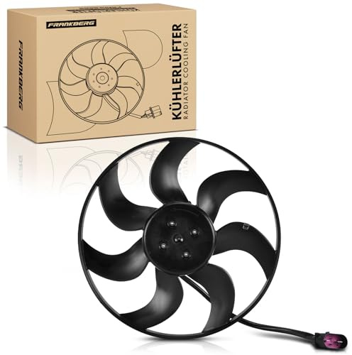 Frankberg Ventola di raffreddamento Compatibile con Golf VII 5G1 BE1 BE2 BQ1 1.4L Golf Sportsvan AM1 AN1 1.4L Golf VI 5K1 1.6L Golf VI Variante AJ5 1.6L Fabia III Station Wagon NJ5 1.0L 6RS121207K