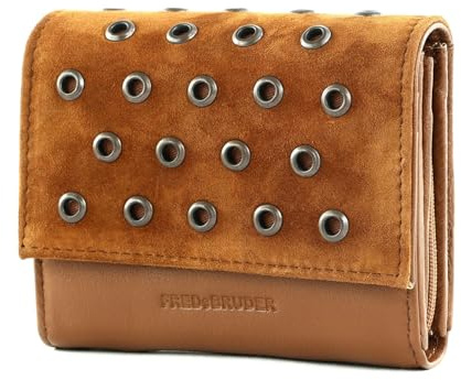 FREDsBRUDER Hey You Rock Flap Wallet Dark Caramel