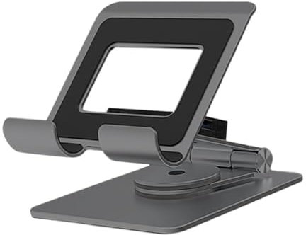 CTDWNT Für ROG AllyX Heat Base Ultradünne faltbare 360-Grad-Rotationsbasis Spielkonsole Ho Vent Halterung für Steam/Switch Metall K9B7