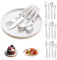 Ensemble de Couverts pour 4, 16pcs / Ensemble Ensemble de cuillère à Fourche à Couteaux en Acier Inoxydable avec poignée en marbre, Ensemble de Couverts faciles pour la Cuisine