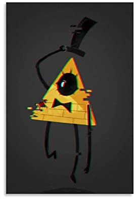 WQBYDS Leinwand Druck Poster 30 * 50cm Senza Cornice Bill Cipher Poster (57) Wall Art Soggiorno Poster Camera da letto Pittura