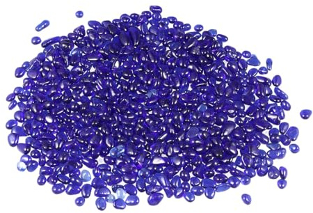 INOOMP Gravier Coloré 500 G Bleu Foncé pour Aquarium Domestique et Loisirs Créatifs 5-9 MM