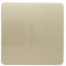 Trendi Artistic Modern Glossy Tactile Single Blanking Plate Gold ART-BLKGO