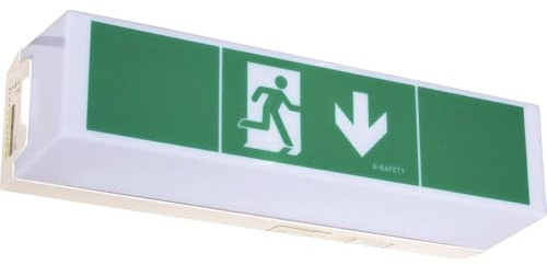 B-SAFETY BR 565 030 Fluchtweg-Notbeleuchtung Deckenaufbaumontage, Wandaufbaumontage
