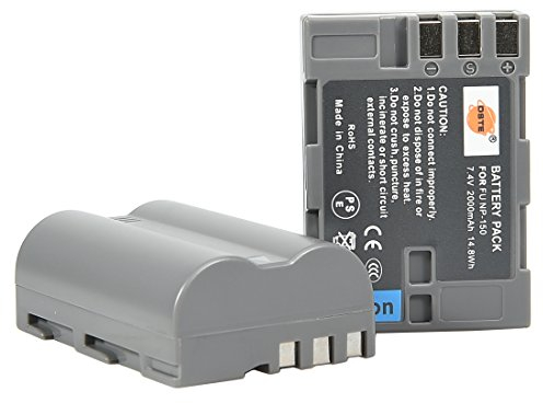 DSTE 2-Pack Rechange Batterie pour Fuji NP-150 FinePix S5 Pro FinePix IS Pro Caméra