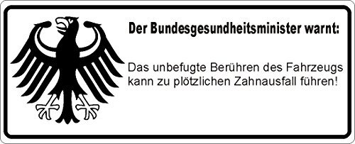 NetSpares 1 x Aufkleber Zahnausfall Tuning Sticker Auto Bus Autoaufkleber Scooter JDM DSC