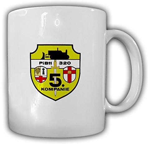 5 Kompanie PiBtl 320 Pionierbataillon Koblenz Lahnstein Wappen Tasse #15668