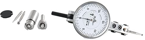 Accusize Industrial Tools 0.060'' by 0.0005'' (Range by Graduation) Horizontal Test Indicator with 1.5'' Dial Diameter, 0511-2001