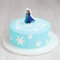 DECOCINO Kuchen-Kerze Frozen Anna & Elsa – Höhe ca.7 cm – 2D Disney Wachs-Kerze zum Dekorieren von Kuchen, Muffins & Torten – Geburtstags-Deko