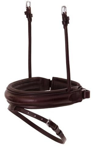 BR schwedisch kombiniertes Reithalfter, Farbe:braun/Silber, Groesse:Full