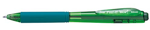 Pentel BX440-D Kugelschreiber mit Druckmechanik, 12 Stück, Grün