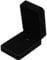 POKOFO Classic Velvet Necklace Pendant Box Jewelry Gift Boxes (Black)