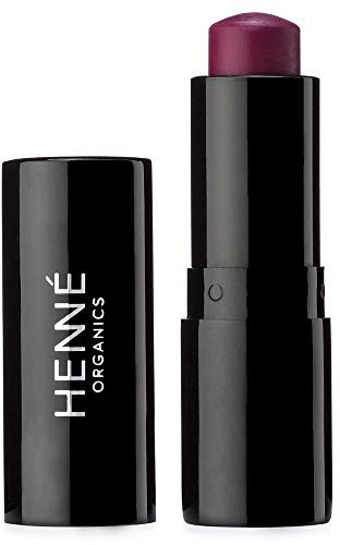 Henné Organics Luxury Lip Tint - Moisturizing, Sheer Natural Color - Muse (Berry Mauve)