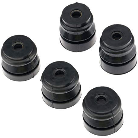 LEXIANG 5 Piezas de Herramientas, Piezas de Repuesto para Motosierra, Amortiguador AV, Amortiguador anular Daper de Montaje para Motosierra China 4500/5200/5800 / 43cc / 45cc