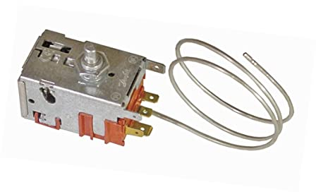 easyPART Kompatibel/Ersatz für BOSCH 00170157 Thermostat Kühlthermostat 0-Sterne-Kühlschränke Siemens Danfoss 077B6698 460mm Kapillarrohr 3x4,8/1x6,3mm AMP passend Balay Constructa DeDietrich Gaggenau