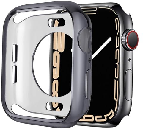 BOTOMALL Custodia protettiva compatibile con Apple Watch da 44 mm, serie 6/5/4, SE 3/2/1, in morbido TPU flessibile, sottile, leggera, protettiva per iWatch [nessuna protezione per lo schermo
