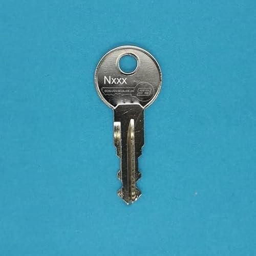 SCHLUESSELBUDE.DE SB Replacement Key for Thule Carrier Systems and Roof Boxes. Key Number Thule N005 Compatible with Bicycle Carrier