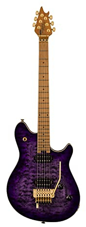 EVH Wolfgang Special QM Baked Maple Purple Burst - E-Gitarre