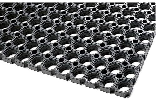 ID GROUP - Tapis caillebotis Caoutchouc épaisseur 17mm 80x120cm - IDS - M10