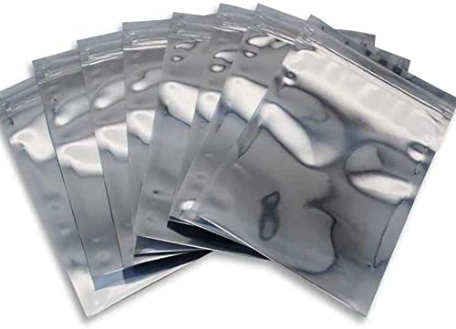 100 Pack Buste antistatiche antistatici richiudibili 18 x 26 cm per SSD/HDD/scheda madre/scheda video/RAM/schermo LCD e dispositivi elettronici