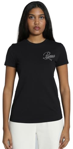 PUMA Unisex ESS+ Blossom T-Shirt, Puma Schwarz, XL EU