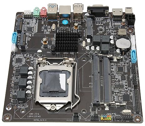 VBESTLIFE H81 Motherboard, LGA 1150 DDR3 Mini ITX Gaming Motherboard for Core I3 I5 I7 for 4th 5th Generation CPU, M.2 NVM, VGA, HDMI, 2 Audio Ports, for DIY Computer