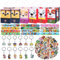 LHYQDM Party Mitgebsel Set,Mitgebsel Kindergeburtstag,Geburtstag Party Geschenke Schnapparmband,Schlüsselanhänger,Aufkleber，Handtasche, Party Mitgebsel Kindergeburtstag,Für Jungen und Mädchen
