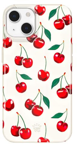 VELVET CAVIAR for iPhone 14 Case Cherry - Compatible with MagSafe - 10ft Drop Tested - Red Cherries