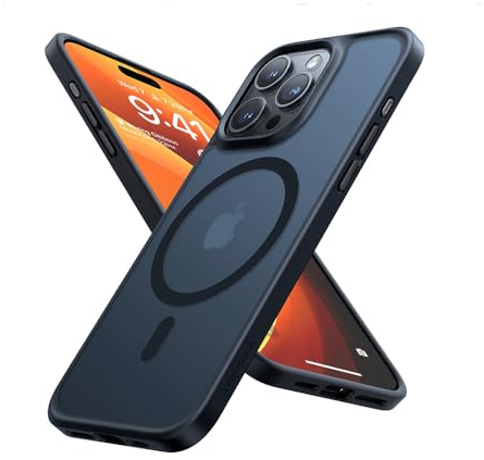 TORRAS Phone Case Guardian-Mag für iPhone 15 Pro (Schwarz)