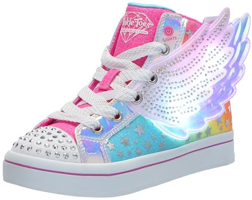 Skechers Mädchen TWI-Lites 2.0 Dreamy Wings Stiefelette, Pink Multi, 31 EU