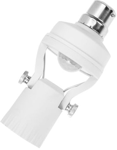 DOITOOL Infrared-Sensor B22 Light Socket Motion Sensor Lamp Holder Useful Sensor Lamp Socket Easy to Use