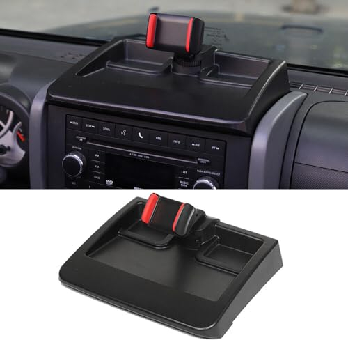 XYHAOAI Handy Dash Multi-Place Handyhalterung Ablagefach Set für 2007-2011 Jeep Wrangler JK Jku, Innenzubehör