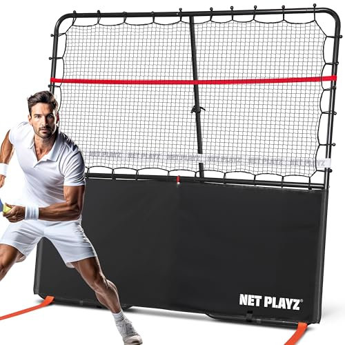 Pickleball Rebounder-Trainingshilfe, Verstellbarer Winkel, einfache Einrichtung und Lagerung, perfektionieren Sie Ihre Vorhände, Rückhände, Dinks Volleys, Genauigkeit, Koordination, Küchenkontrolle,