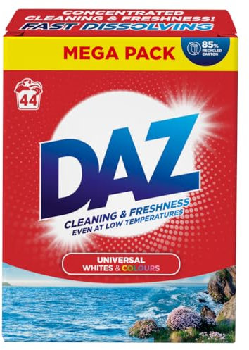 Daz Detersivo in polvere per bianchi e colori, 44 lavaggi, 2,2 kg