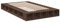 vidaXL Bettgestell, Bett mit Stauraum für Schlafzimmer, Bettrahmen mit Lattenrost, Schlafzimmerbett Doppelbett, Braun Eichen-Optik 140x190cm Holzwerkstoff