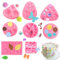 WWYSSZ 8 Pezzi 3D Stampi Fiori in Silicone per Dolci, Stampo in Silicone per Mini Fiori Foglia, Forma di Rosa, Daisy, Cuore e Farfalla, per Decorare Cake, Caramelle, Cioccolato, Fondente, Gesso,Resina