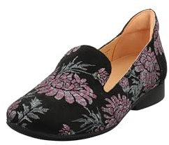 Think! Damen GUAD2 chromfrei gegerbte nachhaltige Halbschuhe, SCHWARZ 0000