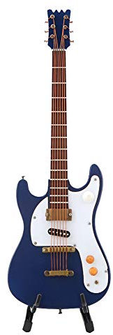 lvifloae Miniature Guitar Bass Model Mini Guitar Model Display Ornaments For Mini Music Room Accessories Model Home Decoration