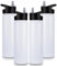 UMBFUN Stainless Steel Water Bottle with Straw, Leak-Proof, Carbonated, BPA-Free Flask Thermos with 2 Lids, Double Wall Vacuum Insulation for Sports, Travel, Camping, School, Bike, Gym, 4 Pieces, 750
